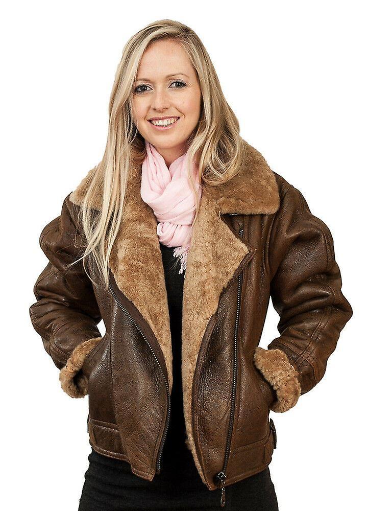 B3 Sheepskin Leather Flying Jacket-Bergamo