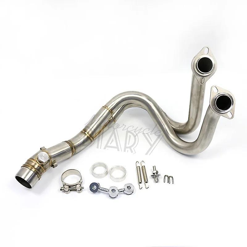 Muggyz For Kawasaki ER6N ER6F Versys 650 Z650 Ninja 650 Motorcycle Exhaust Escape Moto Full Systems Muffler DB Killer Front Link Pipe A