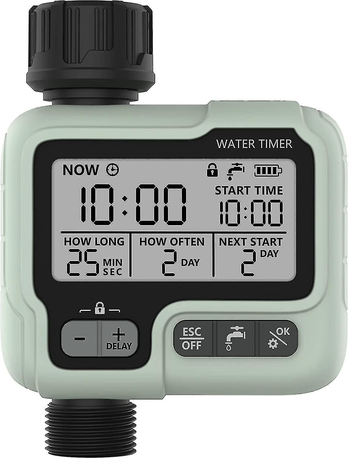 Guangzhou Yunlong Trading Co., Water Timer Irrigation Timer Ipx5 Waterproof Manual Automatic Sprinkler With Large Lcd Display Easy