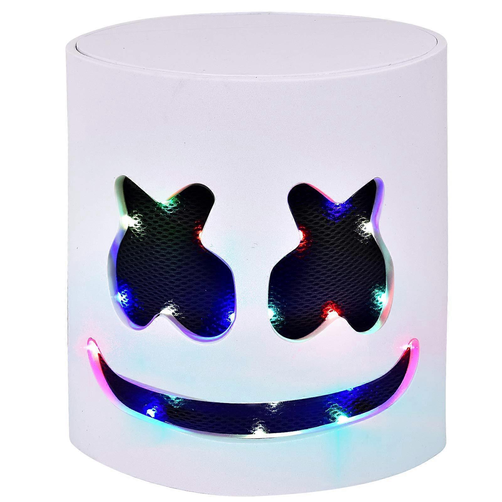 Jdd Power Halloween LED DJ Mask - Perfect For Halloween Parties And Cosplay