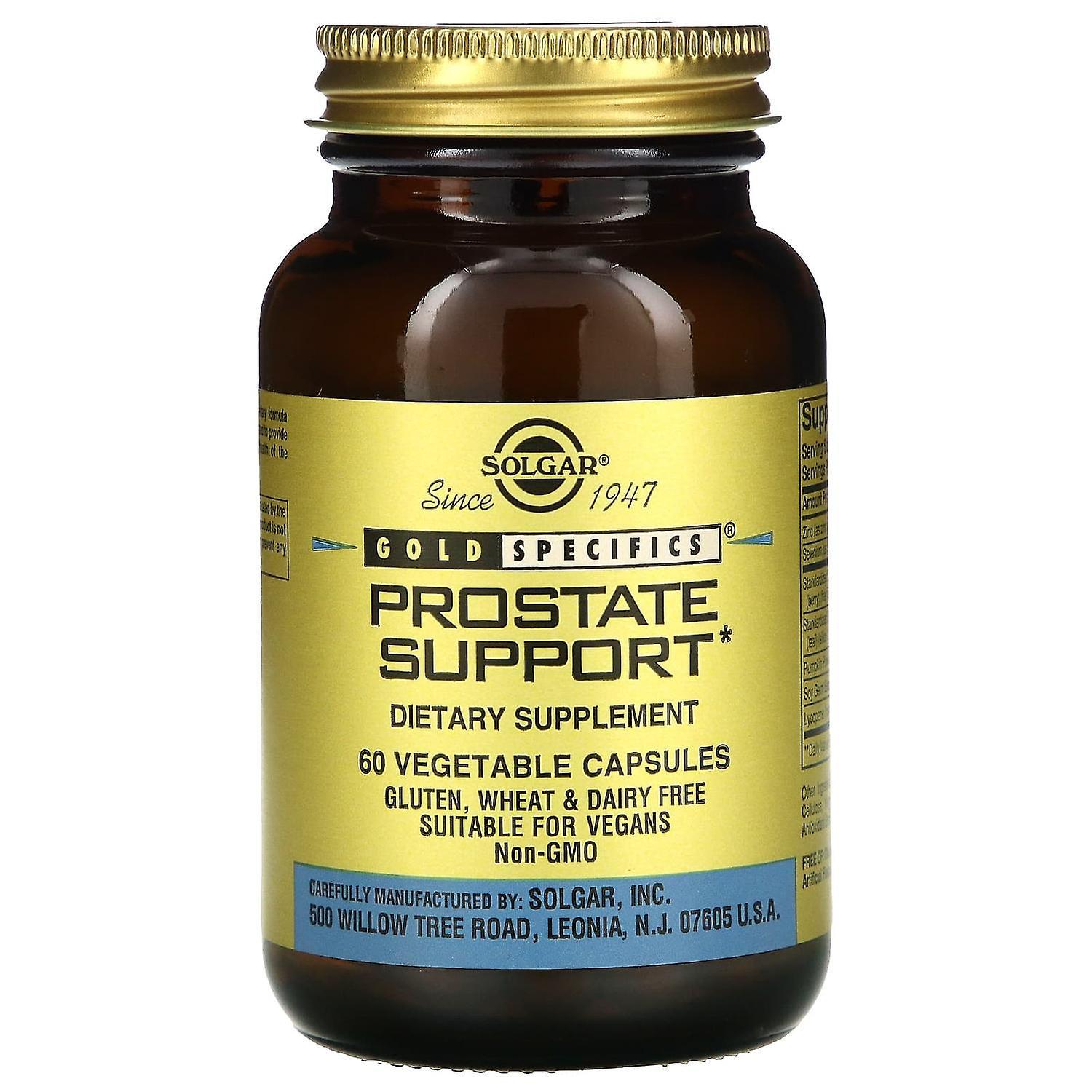 Solgar, Gold Specifics, Prostate Support, 60 Vegetable Capsules