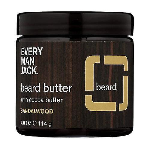 Every Man Jack Beard Butter Sandalwood, 4 Oz (Pack of 1)