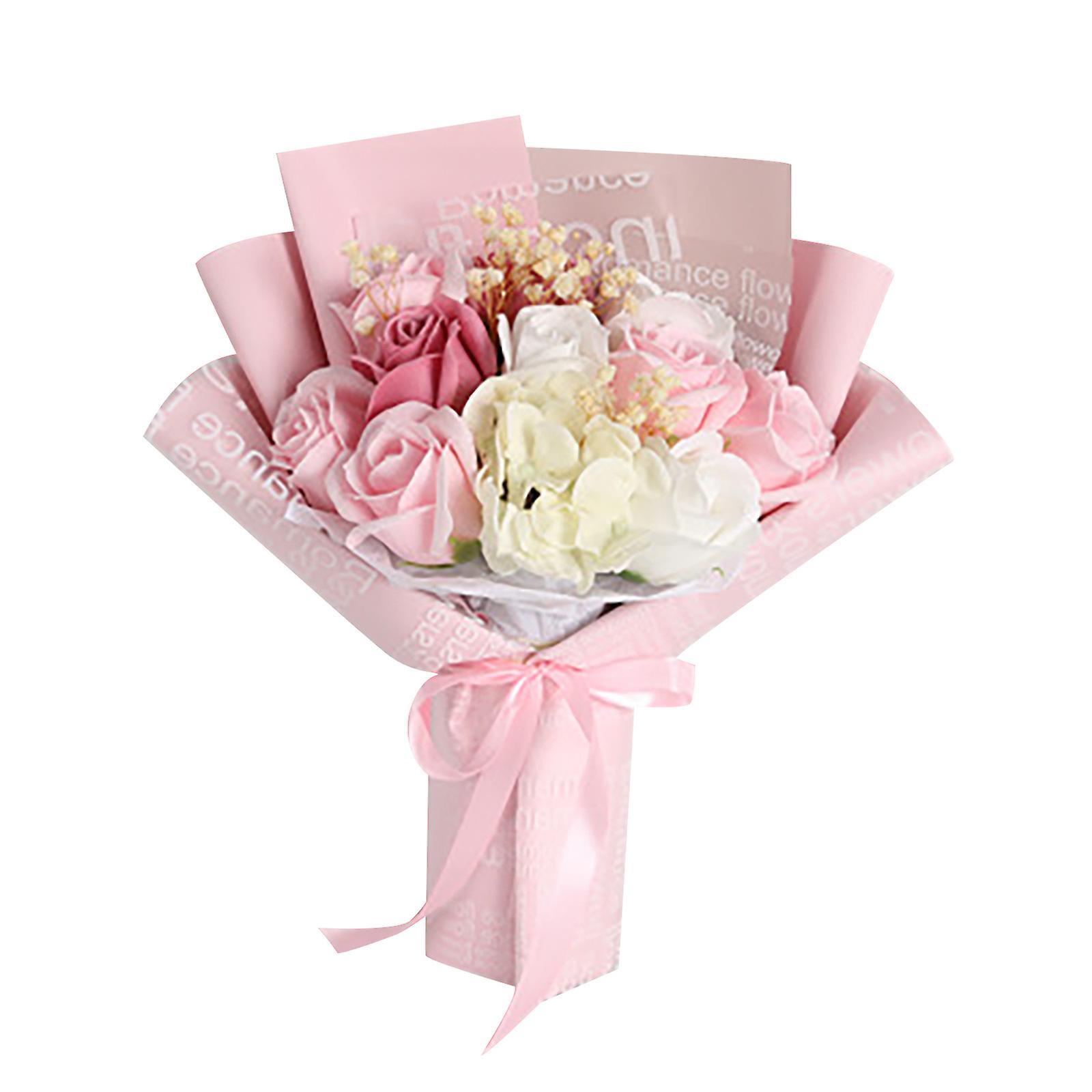 unbrand Preserved Flower Carnation Soap Bouquet Rose Flower Mother's Day Gift FAN20240978 C