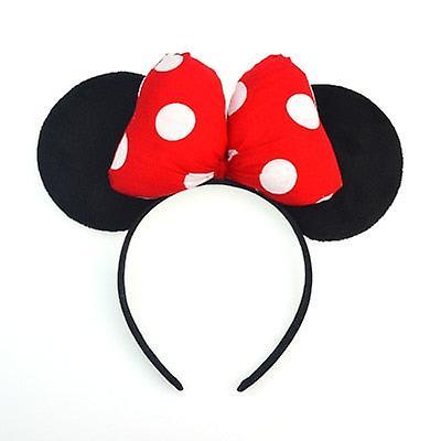 Slowmoose Cute Mickey Mouse Headband Pink Ear Headband - Bow Hair Accessories 16