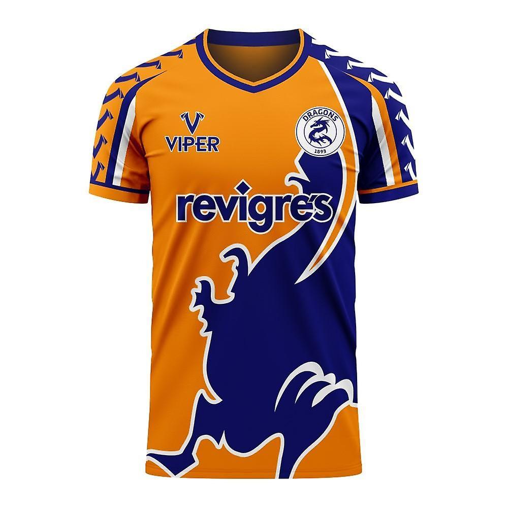 Viper Sportswear Porto 2024-2025 Away Concept Football Kit (Viper) - Kids Orange SB 25-27 inch Chest (66/69cm)