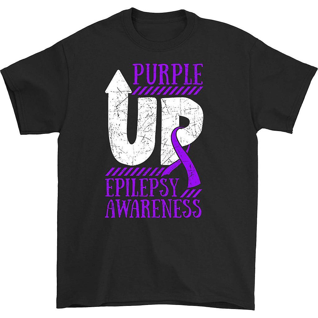 HISHARK Purple up t-shirt black S