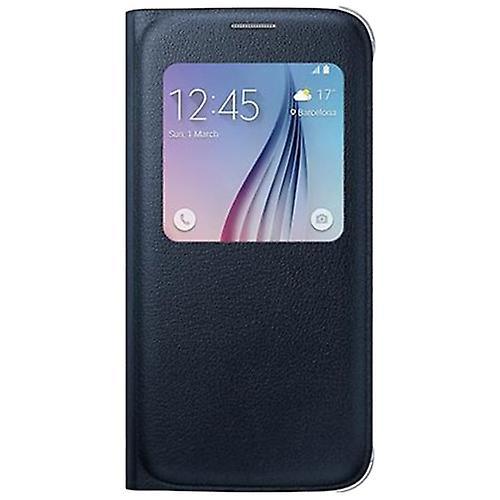 Verizon Samsung Galaxy S6 S-View Flip Cover - Black Sapphire