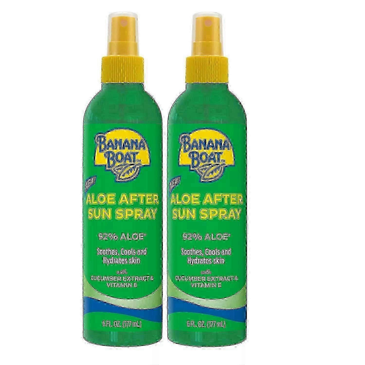 Banana Boat Aloe Mist Pump Spray Twin Pack, 2 Ea