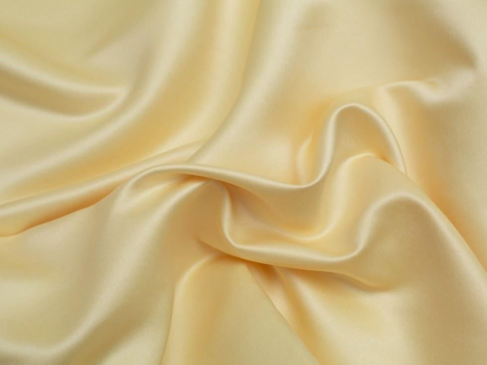 Minerva Core Range Classique Duchess Satin Fabric Lemon