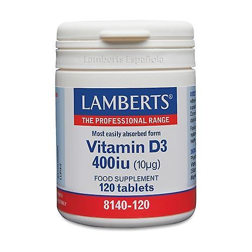 Lamberts Vitamin D3 400 IU 120 capsules