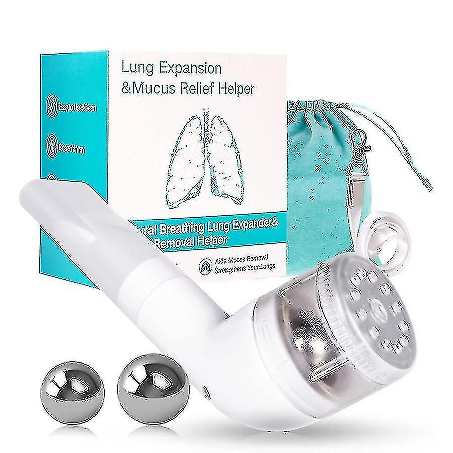 Manchalk Lung Exerciser & Mucus Removal Device - Breathing Aid Expands Airway Relief Mucus Adsorption For Help Cleaning Lung Mucus, (opep) Therapy ...