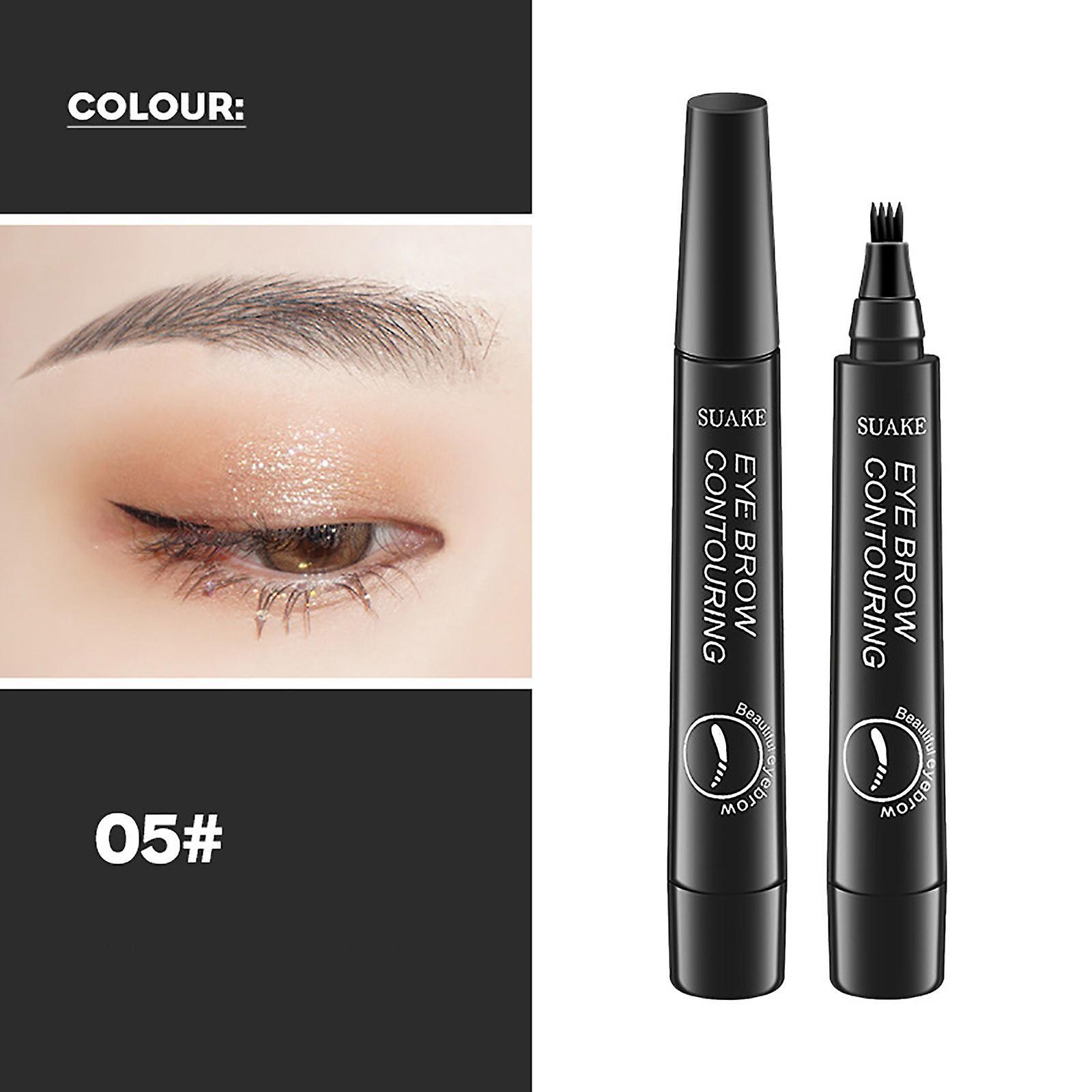 unbrand Eyebrow Pencil Eyebrow Microblading Pen - Eye Makeup Eyebrow Pen Micro 4 Point Brow Pen Lift & Snatch Eyebrow Microblading Pen Long-Lasting...