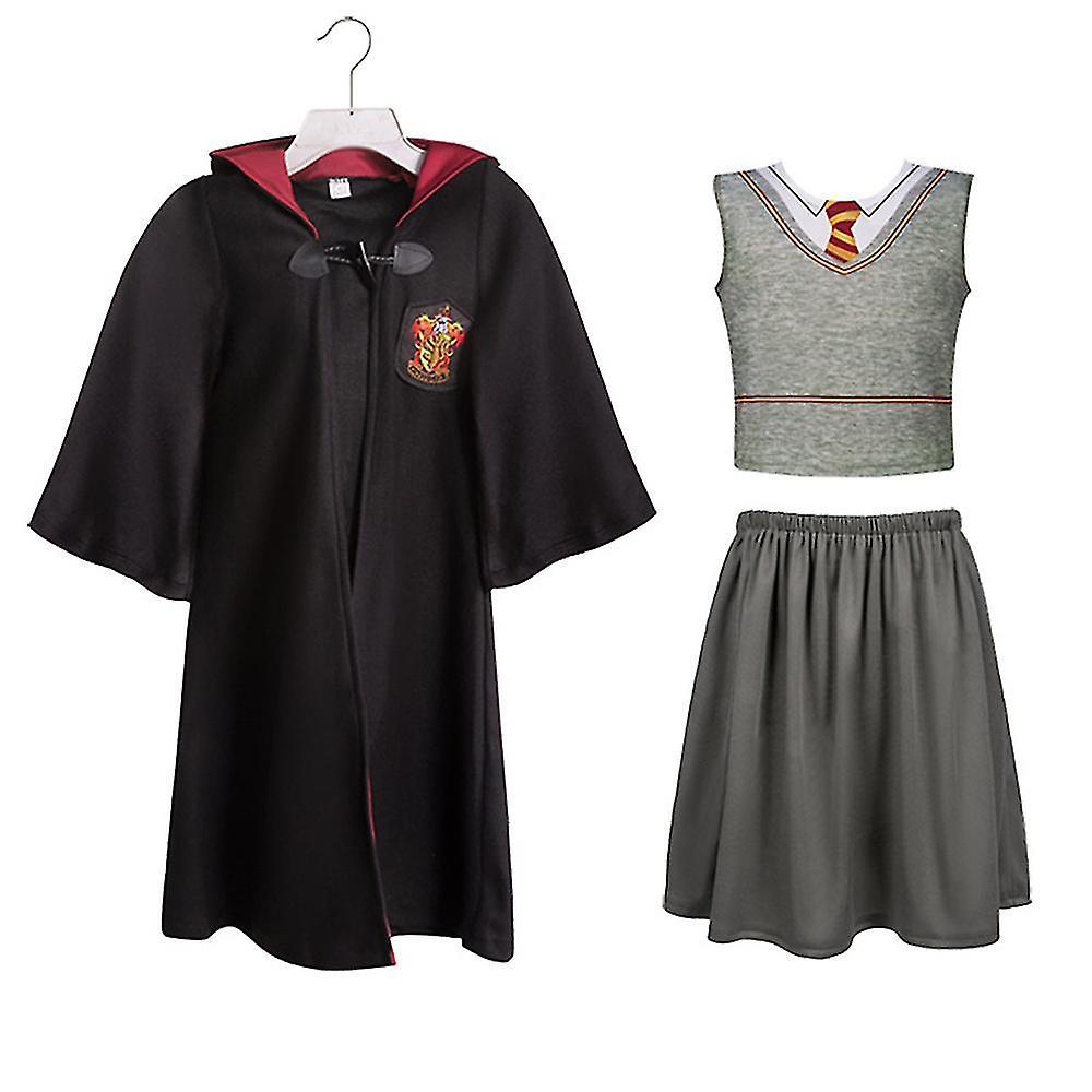 Eocici 3-14 Years Kids Teens Boys Girls  Potter Hermione Harry Cosplay Uniform girl 8-10 years old