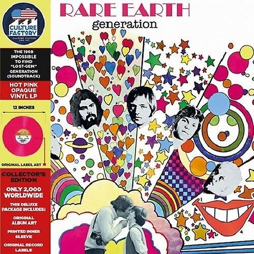 Culture Factory USA Rare Earth - Generation (Original Soundtrack) [VINYL LP] Pink USA Import