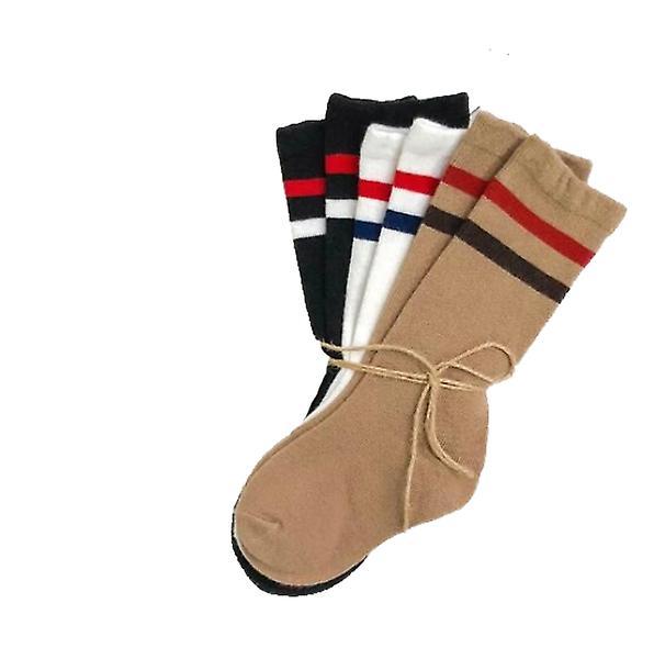 Slowmoose Child Socks, Autumn, Winter Color Matching Striped K 1 to 3 year