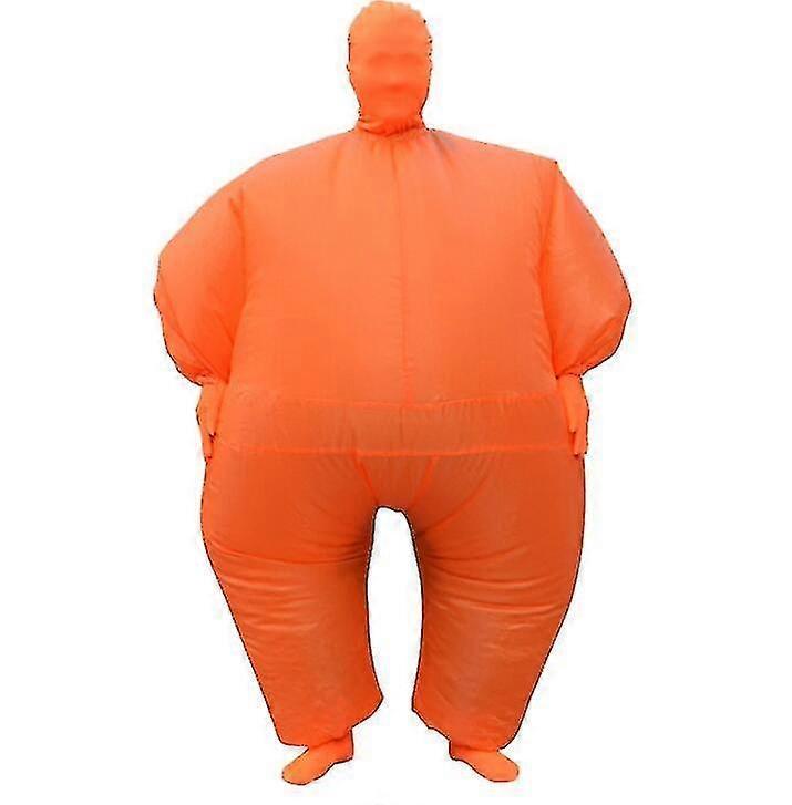 Lequeen Inflatable Full Body Suit Cosplay Costume blue orange