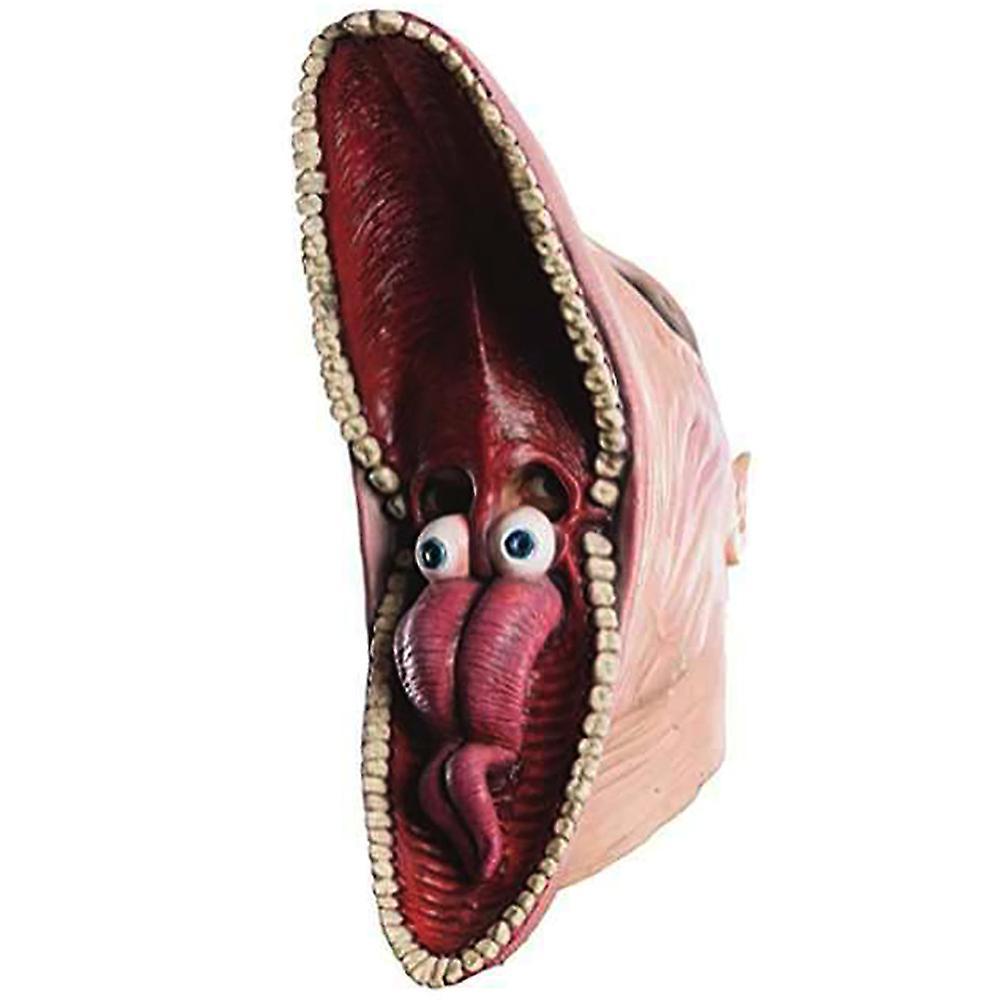 Shinestar Beetlejuice Barbara Adam Monster Cosplay Head Mask Scary Headgear Halloween Carnival Party Horror Fancy Dress Up Costume Props