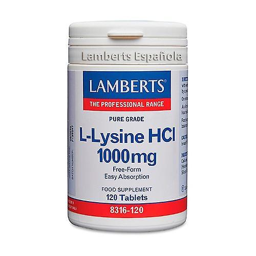 Lamberts L-Lysine hci 120 tablets of 1000mg