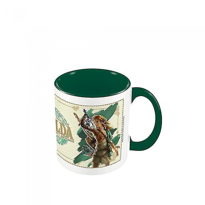 Nintendo The Legend Of Zelda: Tears Of The Kingdom Link Unleashed Mug Beige/Green One Size