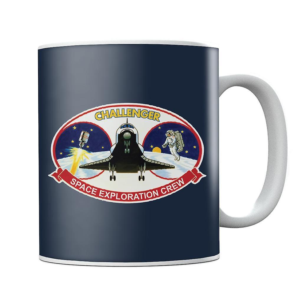 NASA STS 41B Challenger Mission Patch Mug Navy Blue 10oz