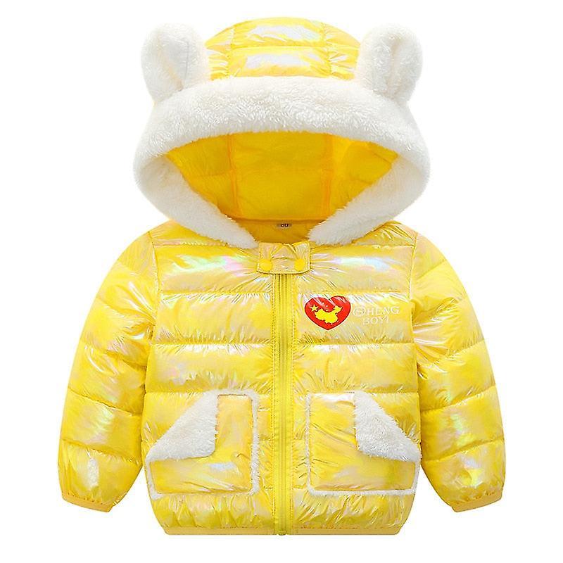 Slowmoose Autumn, Winter Jacket For Baby - Hooded Warm Outerwear Clothes 24M / yellow5