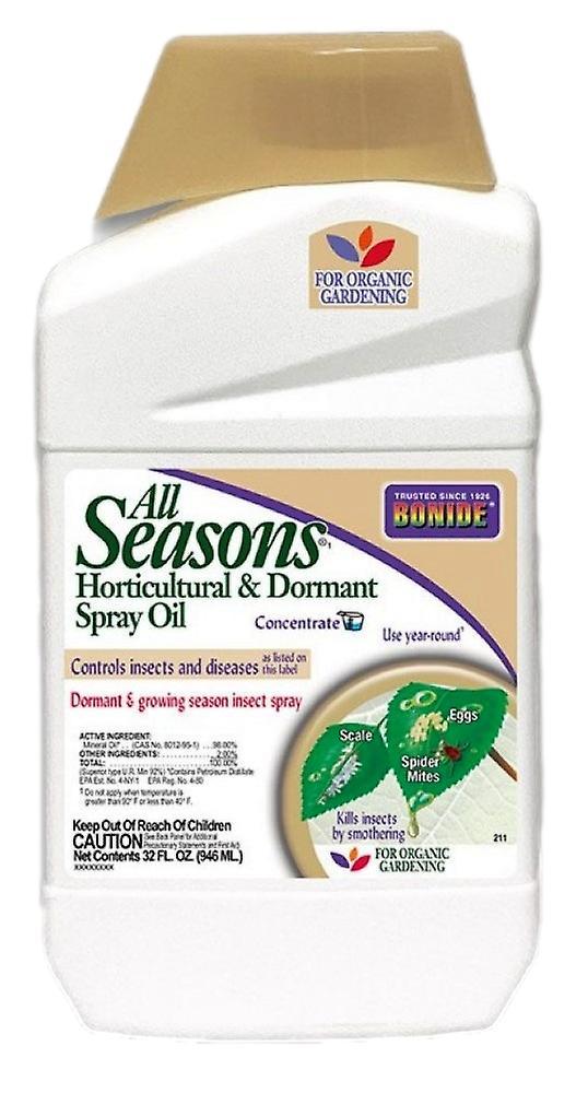 Bonide 2116 All-Seasons Horticultural & Dormant Spray Oil Concentrate, 32 oz.