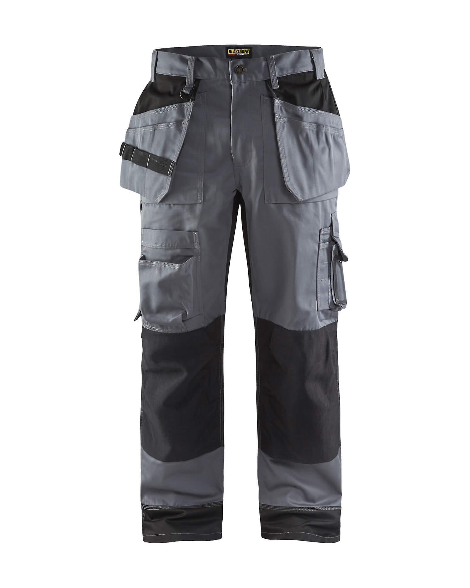 Blaklader 1504 craftsman work trousers - mens (15041860) Grey/black