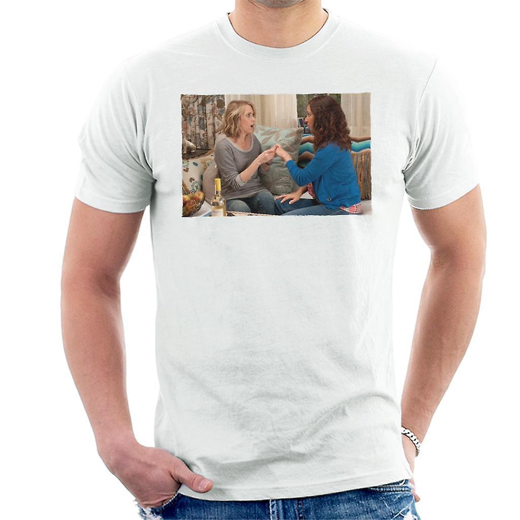 Bridesmaids Annie And Lillian Reveals Engagement Men's T-Shirt White Small