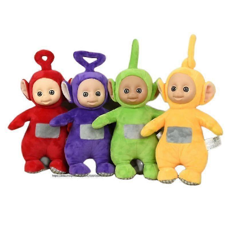 Jkw 18/30/46cm Genuine Teletubby Children's Puzzle Plush Toy Doll Creative Toy Mother Baby High Quality Birthday Gift Kid Lemon Yellow about 46cm