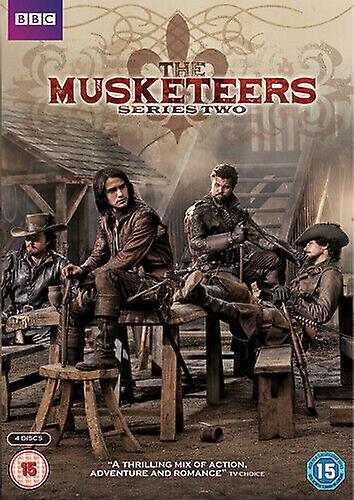 The Musketeers Series 2 DVD (2015) Howard Charles cert 15 4 discs - Region 2