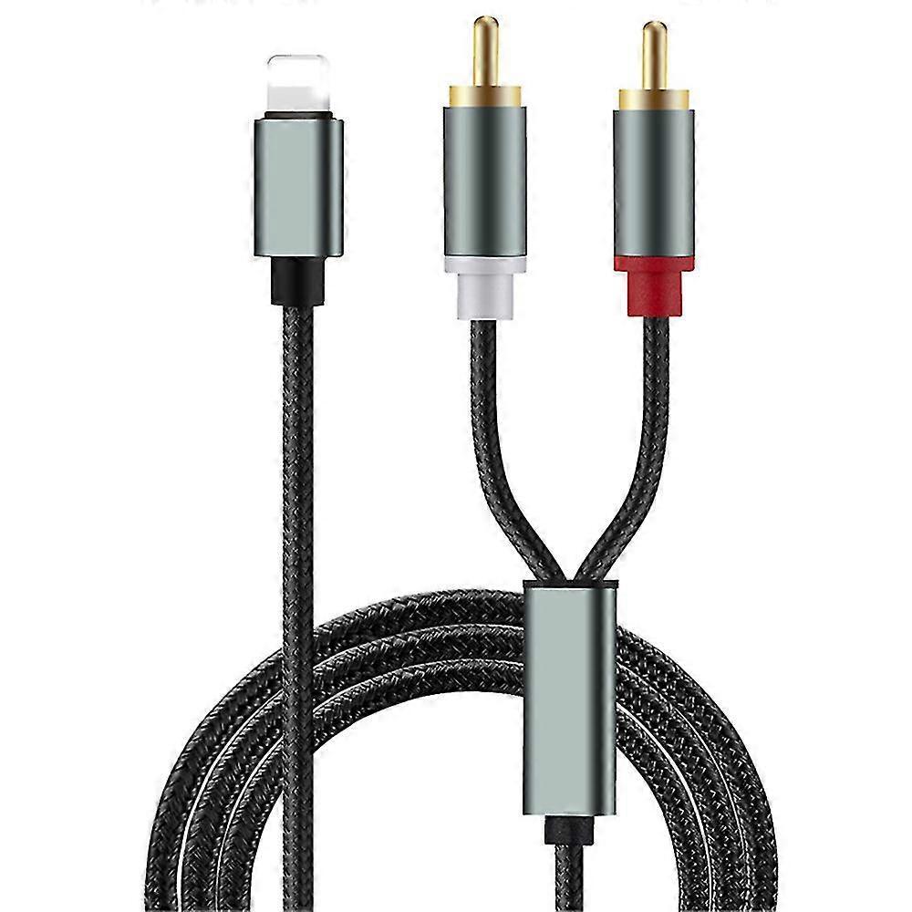 Cryin Audio Adapter Cable Phone To Rca Lotus Cable Speaker Audio Amplifier Link Audio Cable For Apple Iphone Lightning