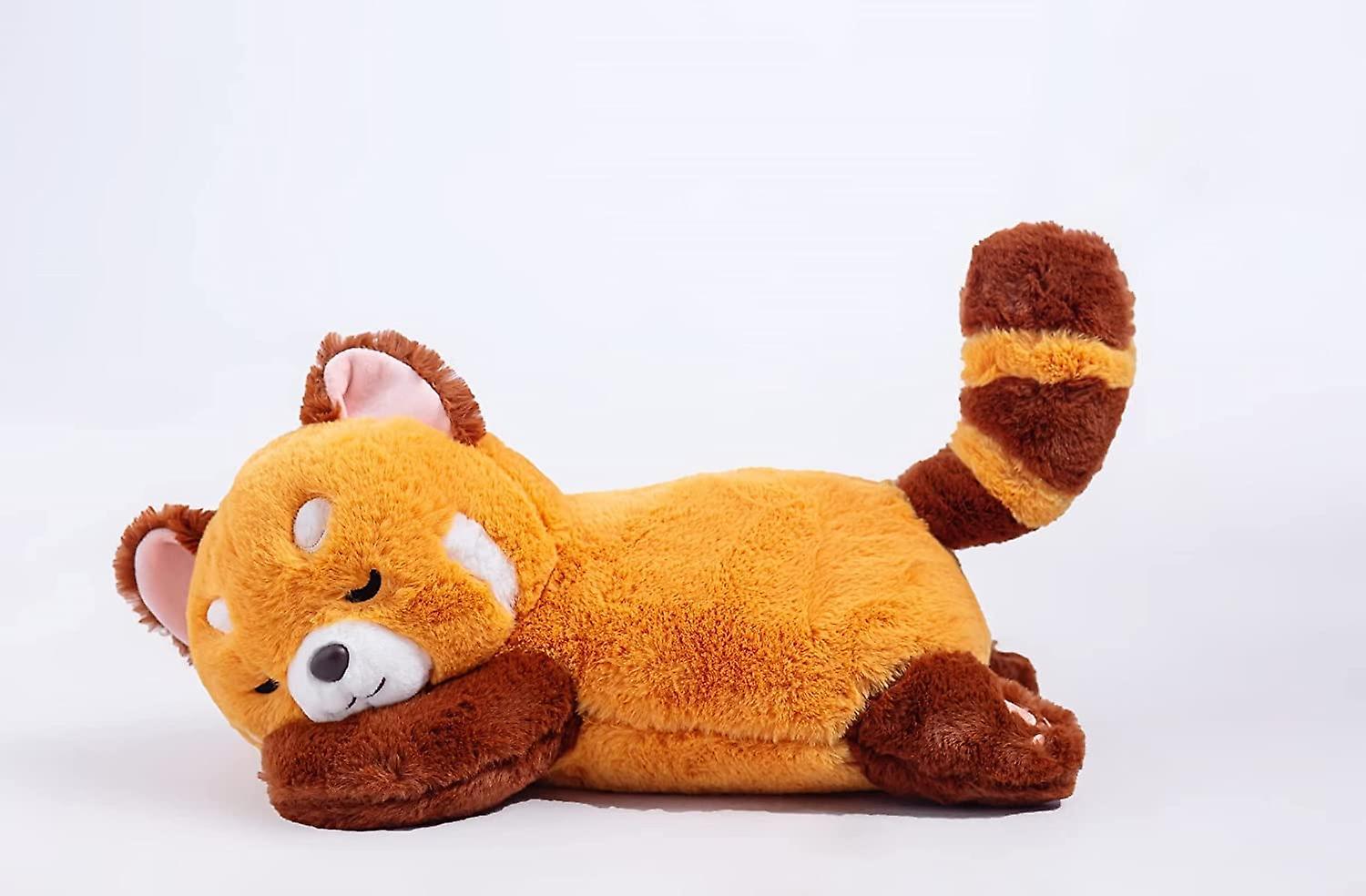 Heytea Red Panda Plush Pillow 13'' Cute Red Panda Stuffed Animal Smile Panda Soft Plushie Gift for Kids Sister Girlfriend