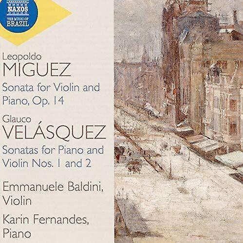 Naxos Miguez / Baldini / Fernandes - Violin Son  [COMPACT DISCS] USA import