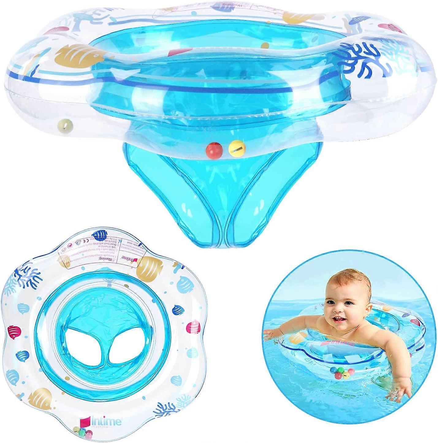 Tinor Baby Buoy, Baby Swim Ring, Floating Baby Swim Ring with Seat, Pool Float Suitable for 6-36 Months Baby