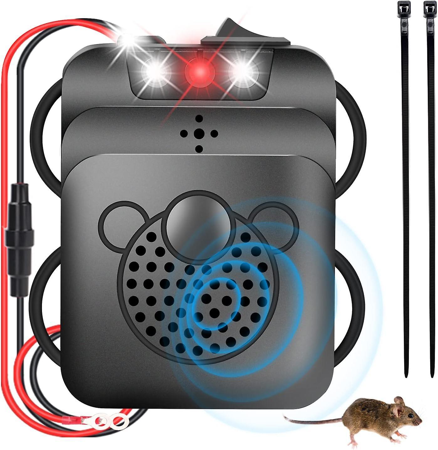 Forever Ultrasonic Pest Repeller For Car, Pest Control Mouse Rejection, Automotive Repeller Anti Martens, Weasels, Foxes, Raccoons And Rodents