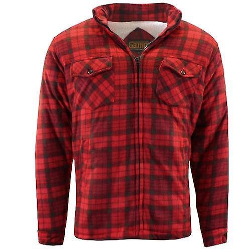 ek Wholesale Mens game r5056 richmond sherpa shirt Red L