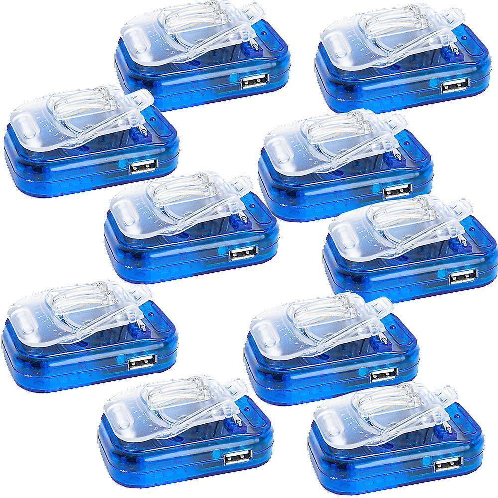 Centenex Electronics 10 Pack Travel Universal Battery Charger for 2.8V~4.2V w/ USB Port 200~3000mAh