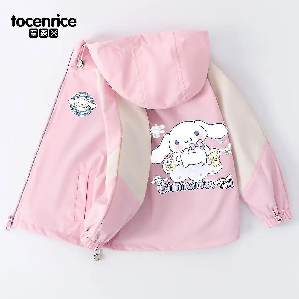 Huasi Jinzhaolai Sanrio Japanese Cinnamoroll Cute Loose Hoodie Hotsweet Girl Cartoon Embroidery Cinnamoroll Sweatshirt Y2k Student Cardigan Coat,aa...