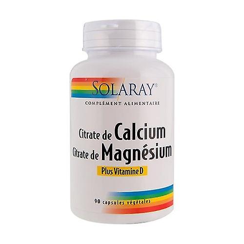 Solaray Calcium, Magnesium, Vitamin D 90 capsules