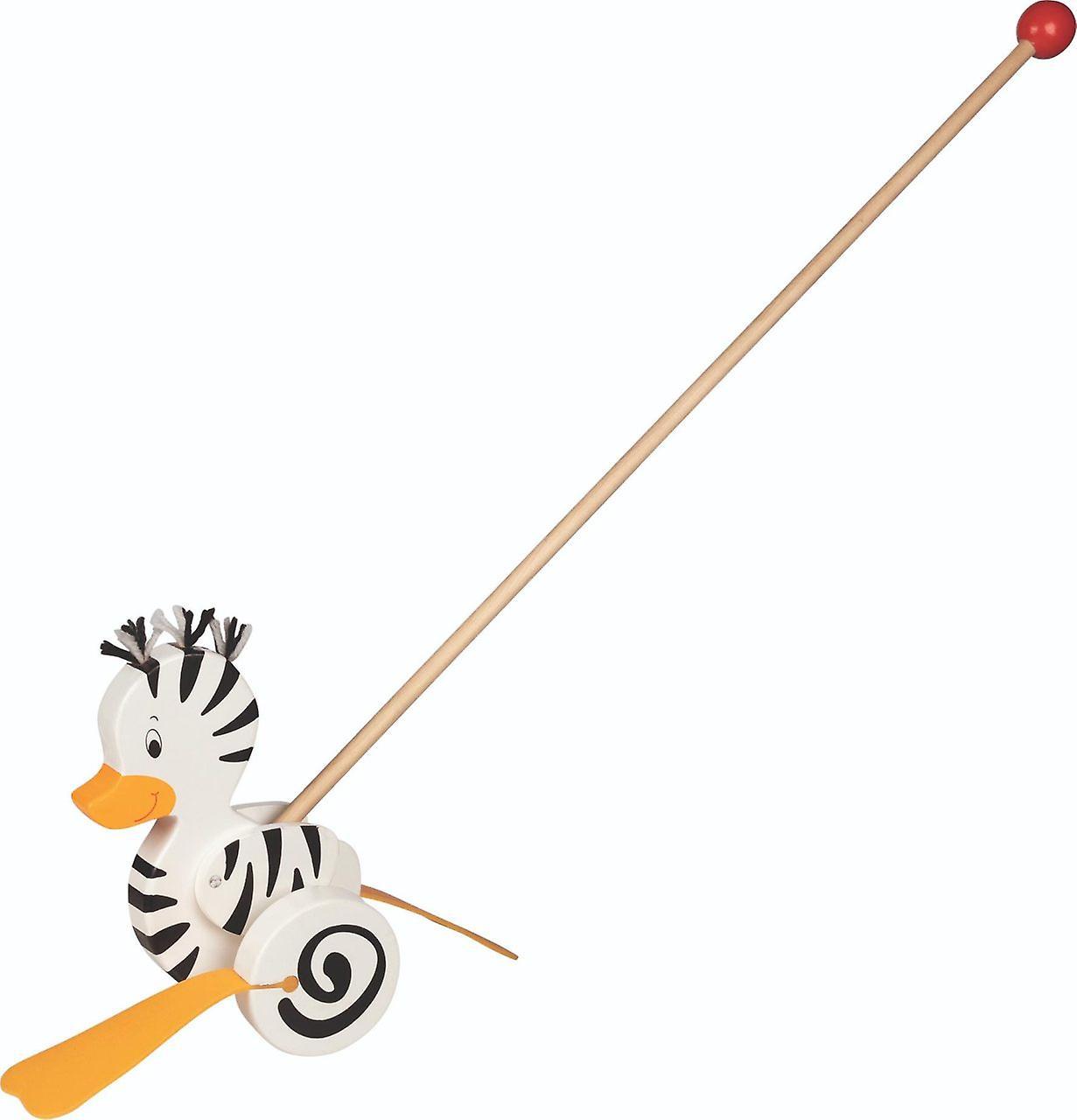 Goki Push-Along Animal -  Zebra-Duck