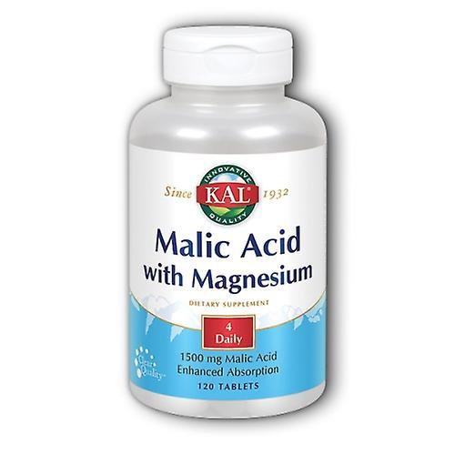 Kal Malic Acid With Magnesium, 120 Tabs (Pack of 1)