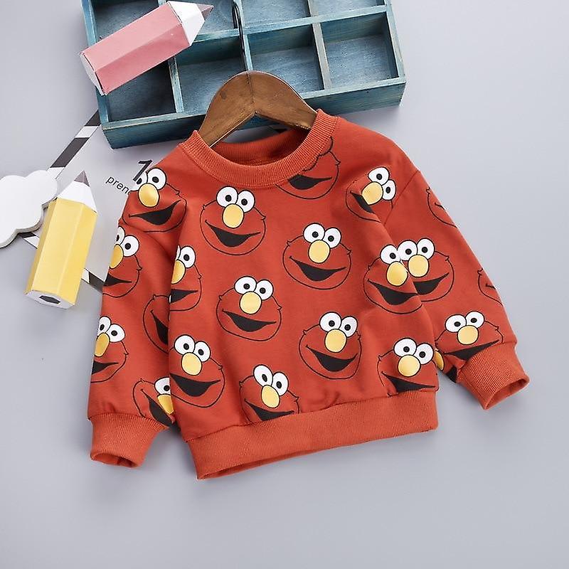 Slowmoose Baby Pullover, Cartoon Pattern Sweatshirts Red 18M