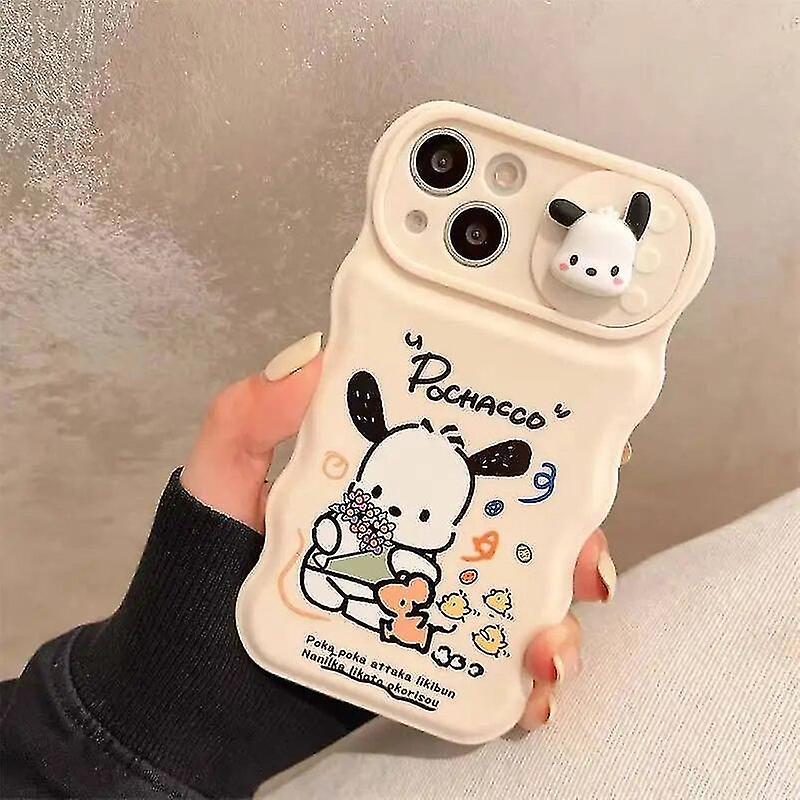 Anime Kawaii Hellokitty Phone Case Sanrios Cartoon Cinnamoroll Iphone Cover 11/12/13/14 Pro Max Protective Sleeve Doll Support WHBYV iPhone11pro D