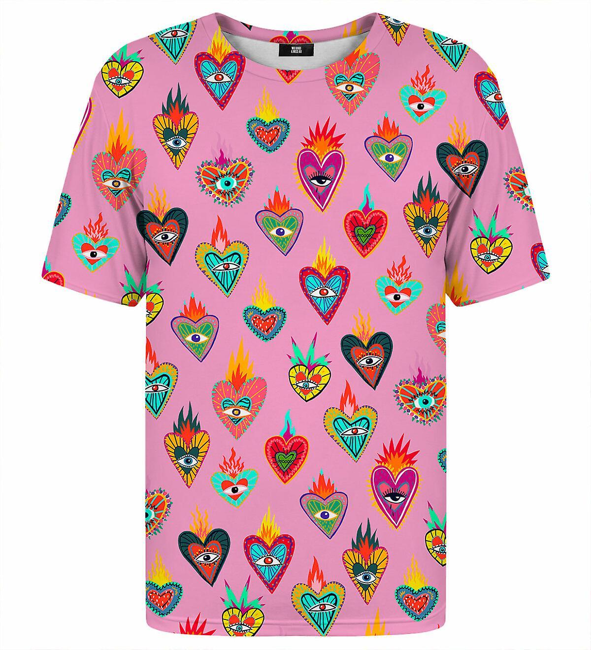 Mr Gugu & Miss Go Mr. Gugu Miss Go Pink mexican hearts t-shirt M