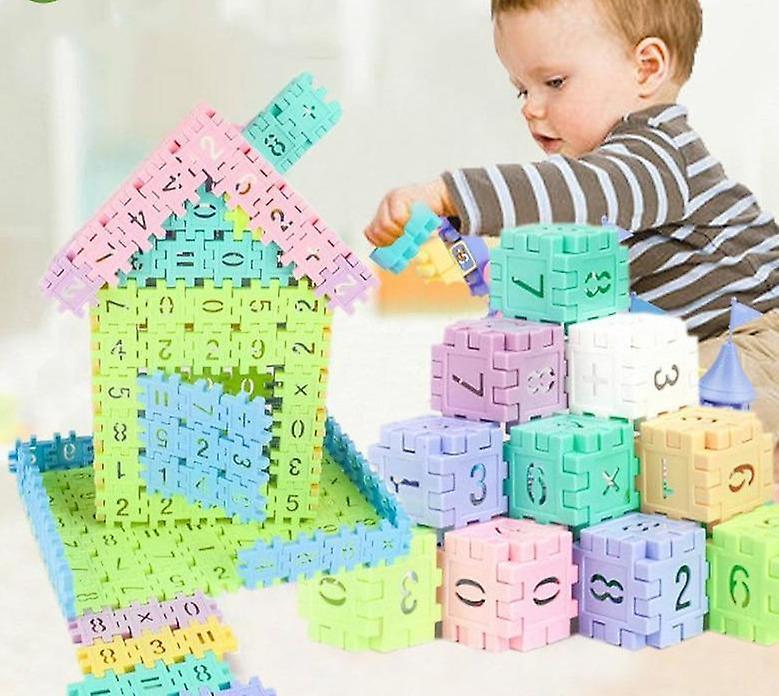 Slowmoose Creative Building Blocks With Numbers-educational