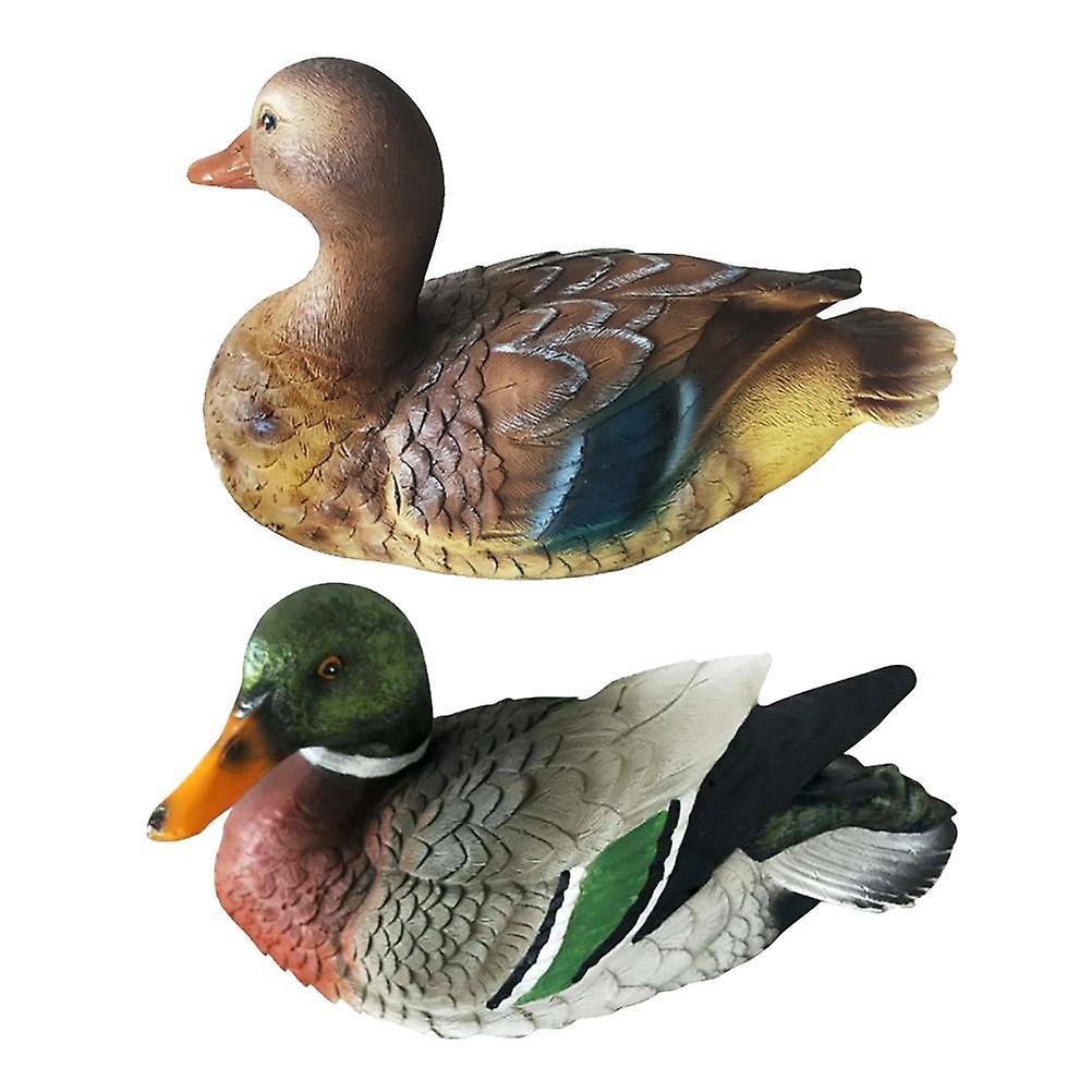 Gift Pond Floating Duck Statue Floating Pond Decor Duck Sculpture for Garden Pond Pool Decor