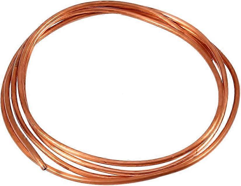 Shindat 2M Soft Copper Tube OD 4mm x ID 3mm Pipe Roll for Refrigeration Plumbing (OD 4mm, ID 3mm)