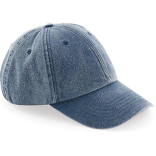 Low Profile Vintage Denim-Look Cap