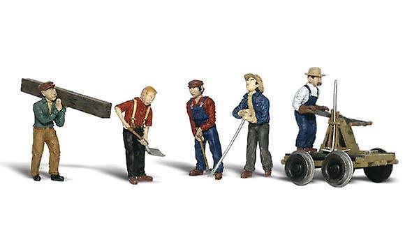 Woodland scenics WA1898 Rail Workers HO 1:87 (OO gauge compatible) Plastic Painted Railway Workers [OO] Scale model