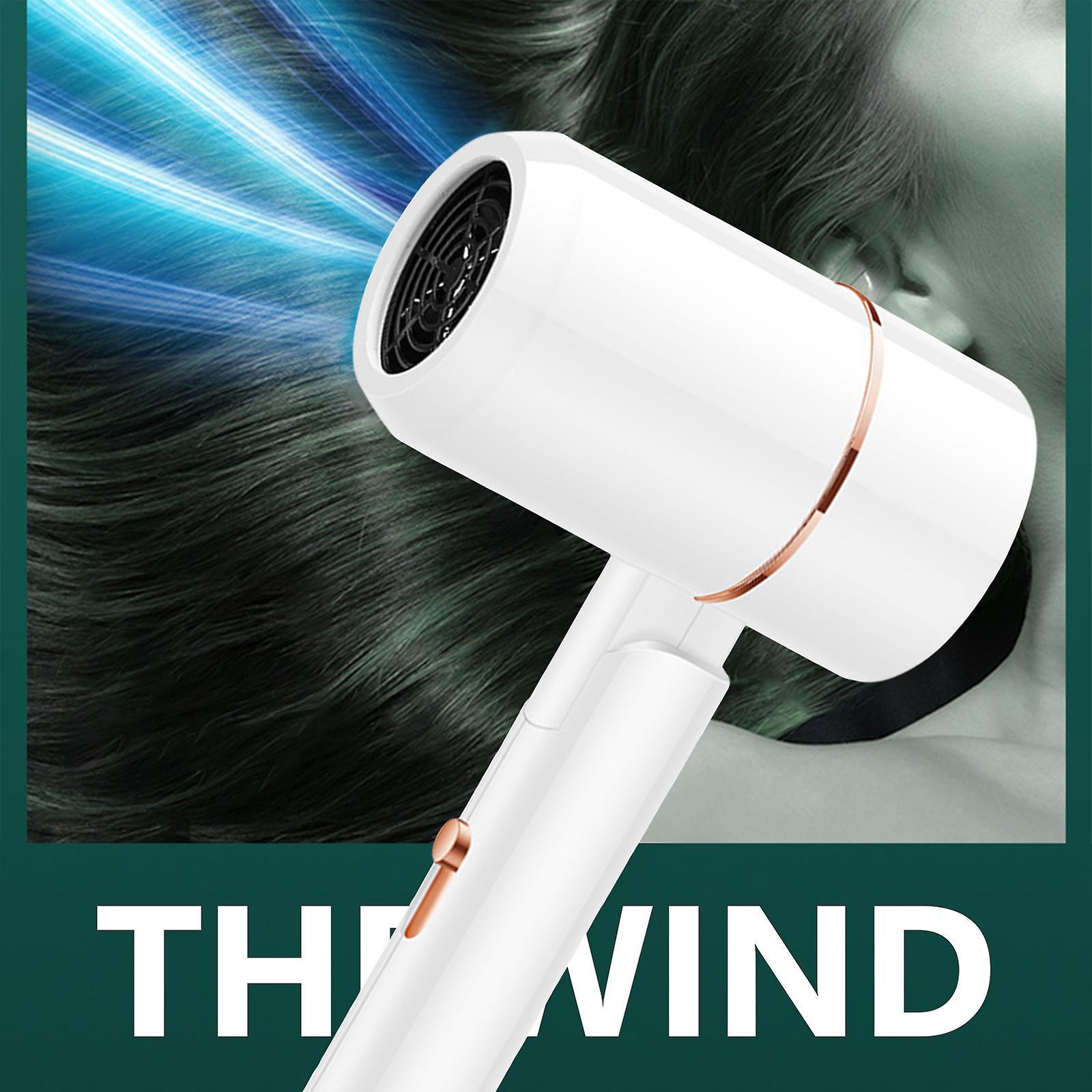 Baodan A Powerful 600 Watt Fast Drying And Low-noise Hair Dryer With A Negative Hair Dryer With A 3-speed Range With 1 Supply And Collection Nozzle WH